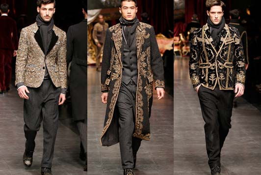 exquisite events dolce and gabbana - mens 2013