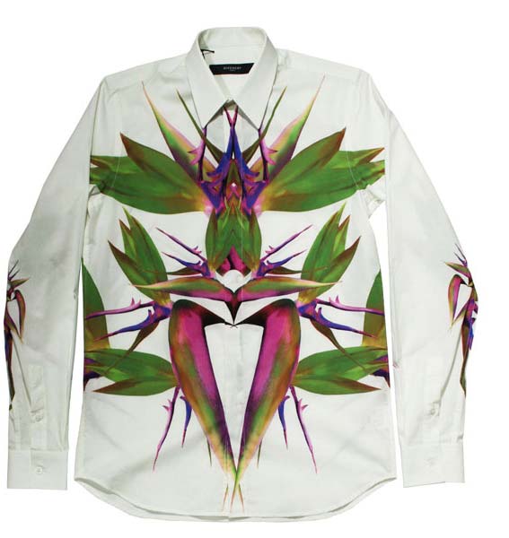 givenchy bird of paradise floral shirt for men