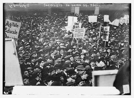 loc union square rally 1912 check out all the hats