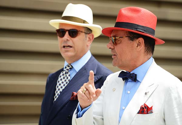 Men wearing hats in Florence