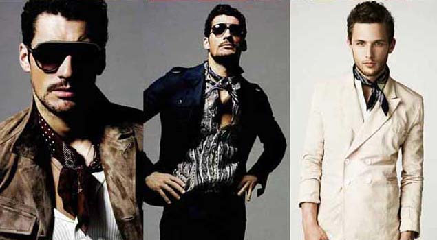 neck tie for men 2012 - David Gandy wearing