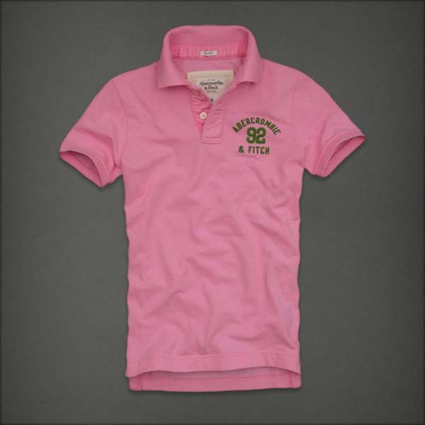 pink polo shirt Abercrombie & Fitch - hot selling item