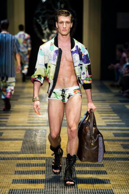 versace floral clothing for men underwear and jacket