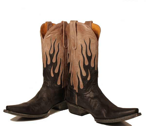 FLAMES cowboy boots - R.Soles