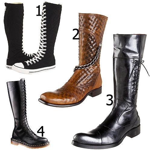 Knee-high boots for men 2012