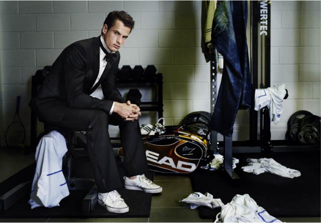 Andy Murray in a Suit