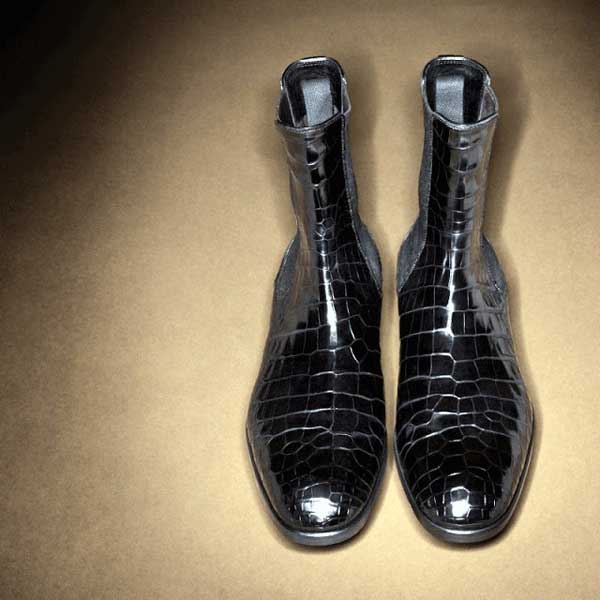 Selfridges Exclusive Tom Ford Croc Oxford Boots
