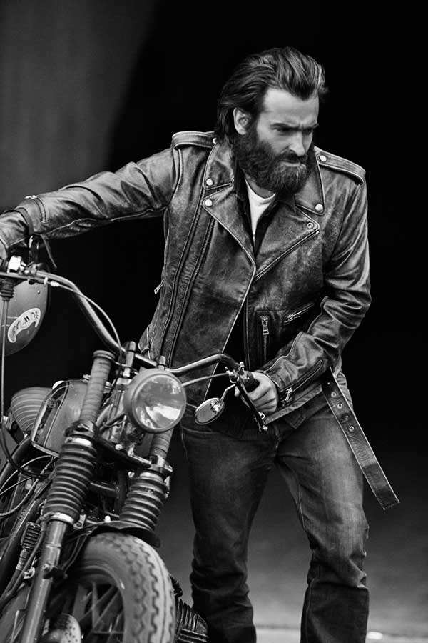 Motorbike leather jacket - Blitz motorbike