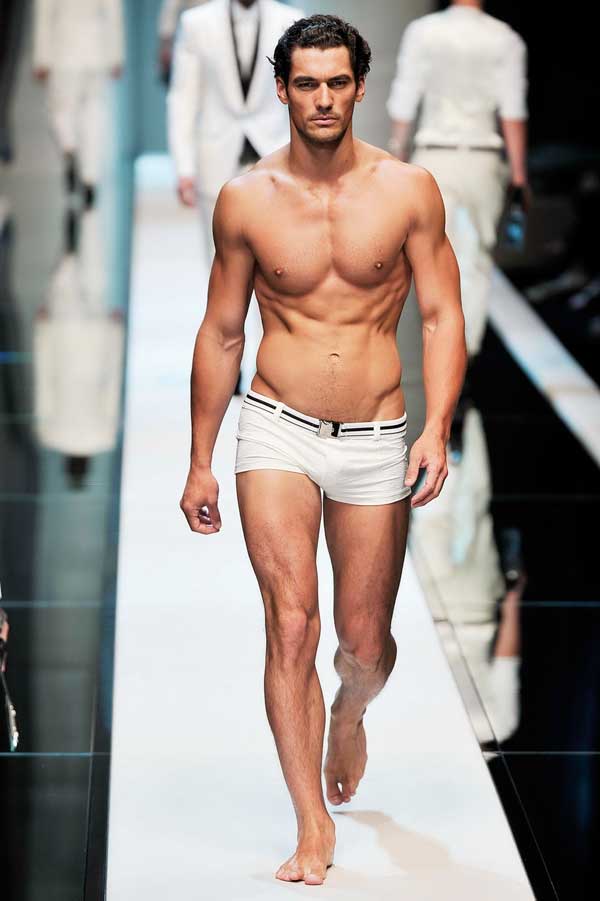 David Gandy modelling for Dolce & Gabbana