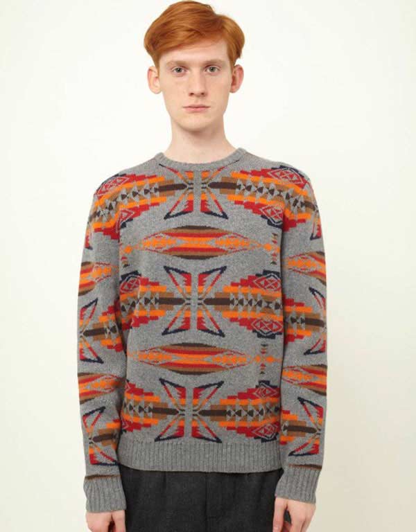 YMC Navajo christmas jumper men