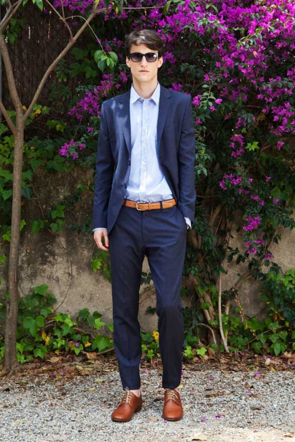 blue suit for spring 2013