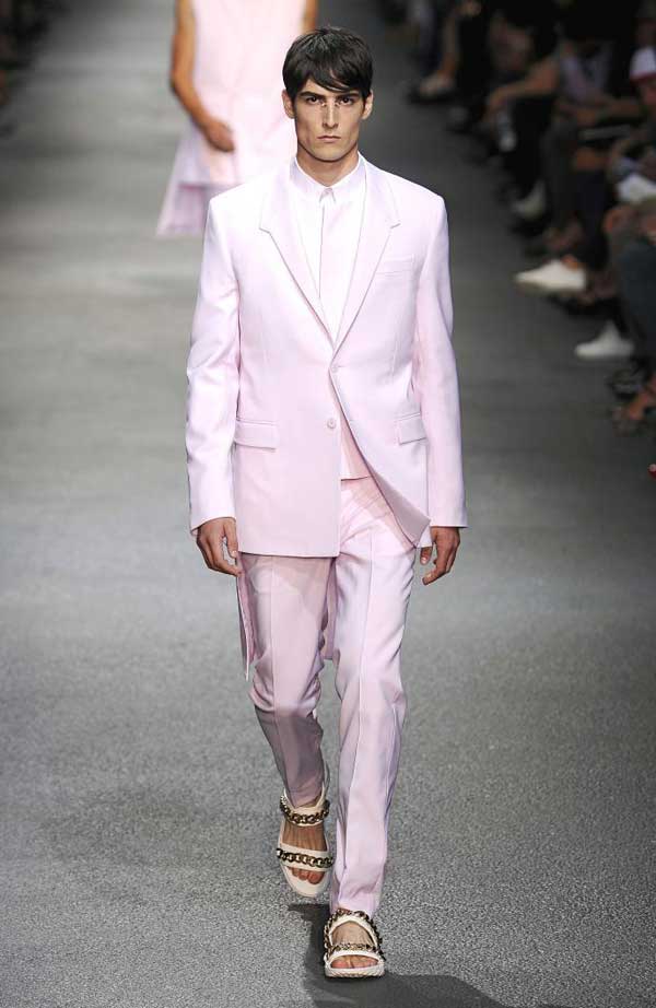 Givenchy spring pink 2013 suits for men