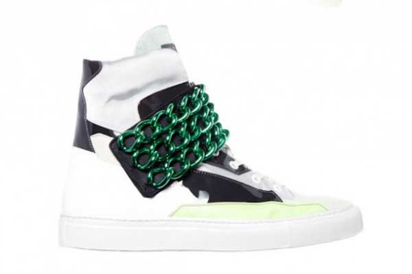 raf simons ss13 -sneakers green trainers
