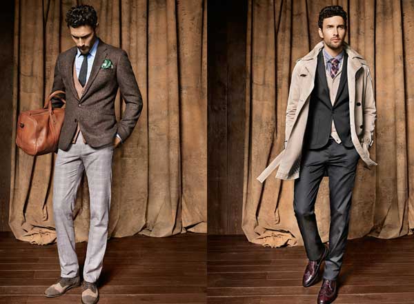 H.E Mango grey suits for men 2013
