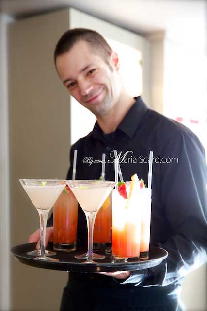 Harvey Nichols - Bar Staff in action - serving cocktails