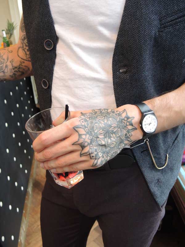 Tattoo for Men - Shoreditch 2013 - Hand tattoo