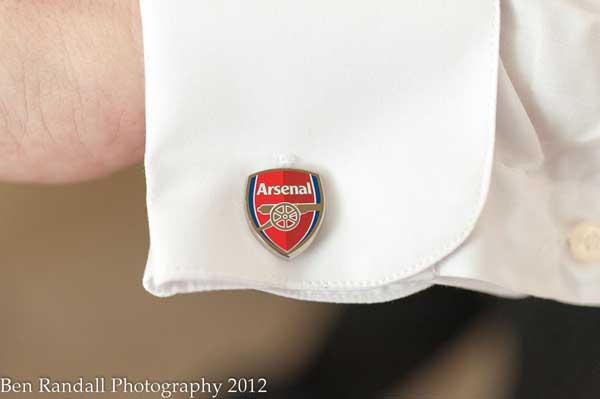 Wedding Cuff Links - Arsenal 2013
