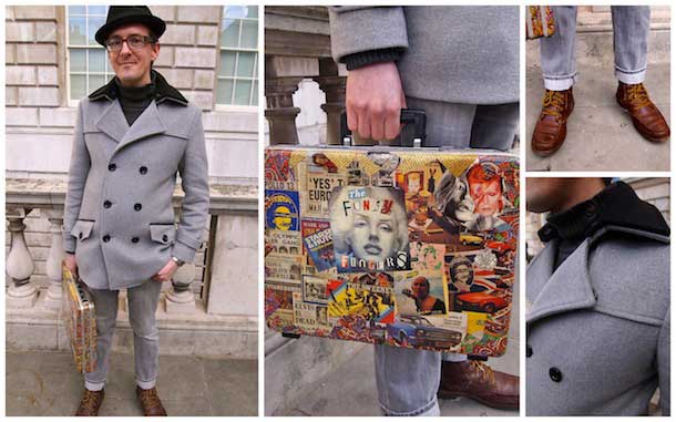 Suitcase fashion for men artycouture by Darren Charman