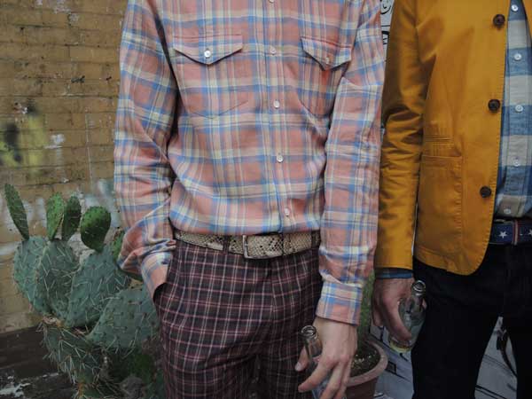 Hentsch Man - Chequered Shirts - SS14 - London Collections Men