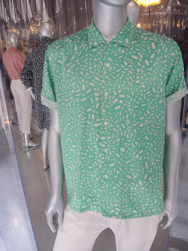 Hunter Gather - Spring Summer Collection Men 2014 - Green Shirt - London Collections Men