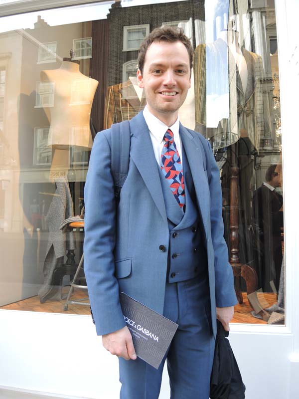 Dolce & Gabbana Menswear Store Opening in Bond street London - Jonathan Daniel Pryce