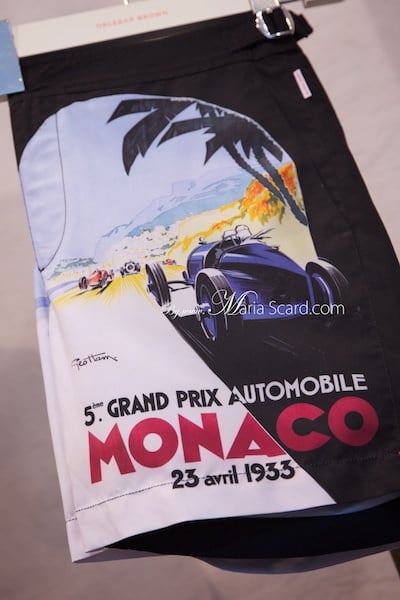 Orlebar Brown - Monaco Collection Shorts with Vintage car print