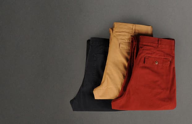 Margaret Howell Chinos for men red,beige and black