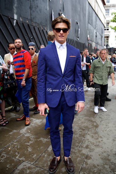 Oliver Cheshire - Marks & Spencer Model Blue suit