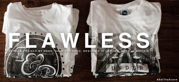 Time and Place – Hand Printed Monochromatic T-Shirts