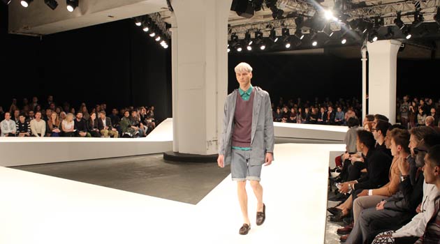 YMC - Catwalk for 2014 at London Collections Men