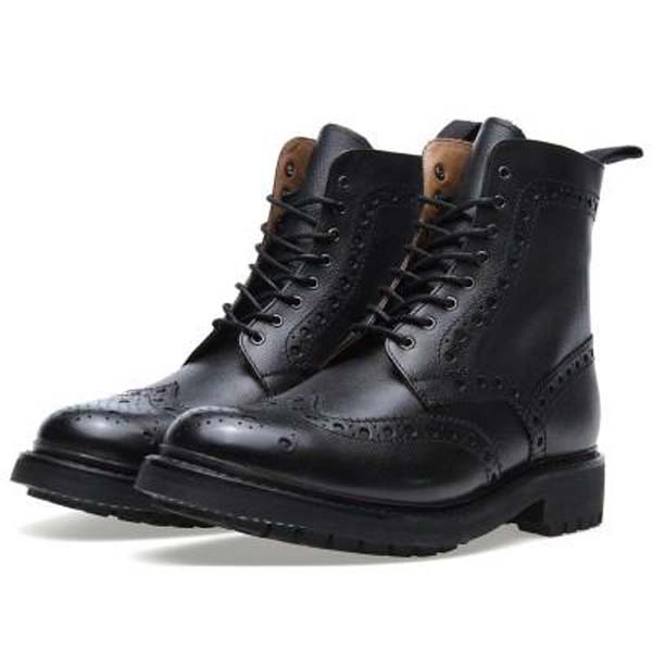 Grenson Fred Commando sole brogue Derby boot Churchs Grenson Fred Commando sole brogue Derby boot Churchs