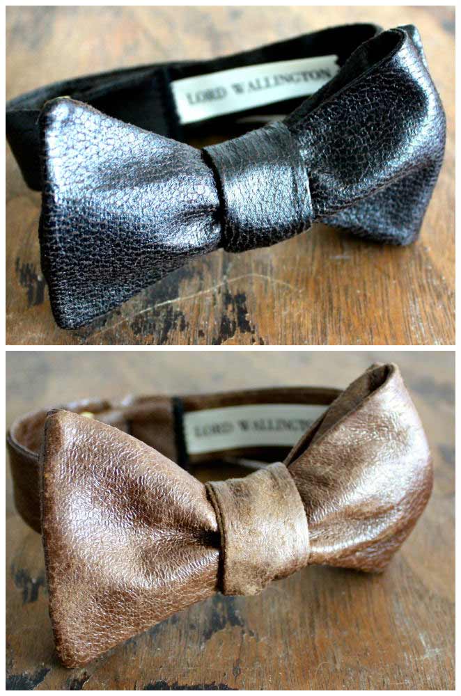 Leather Bow Ties For Men