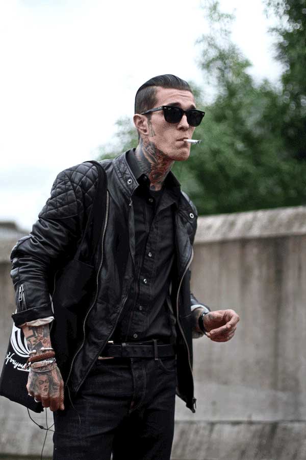 Leather Jackets for men black