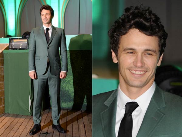 James Franco - Wearing Emerald Suit