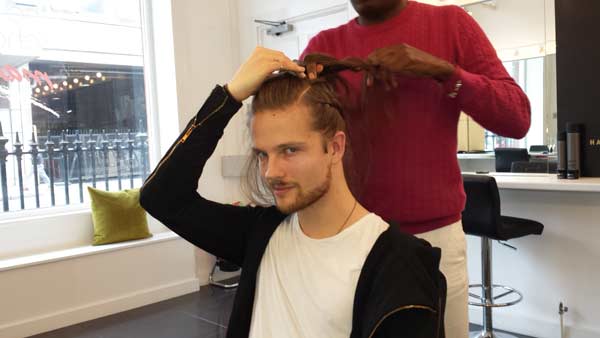 Kevin Fortune Hair Styling Academy London Fashion Week Braids 