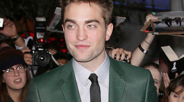 Robert Pattinson Wearing Emerald Suit