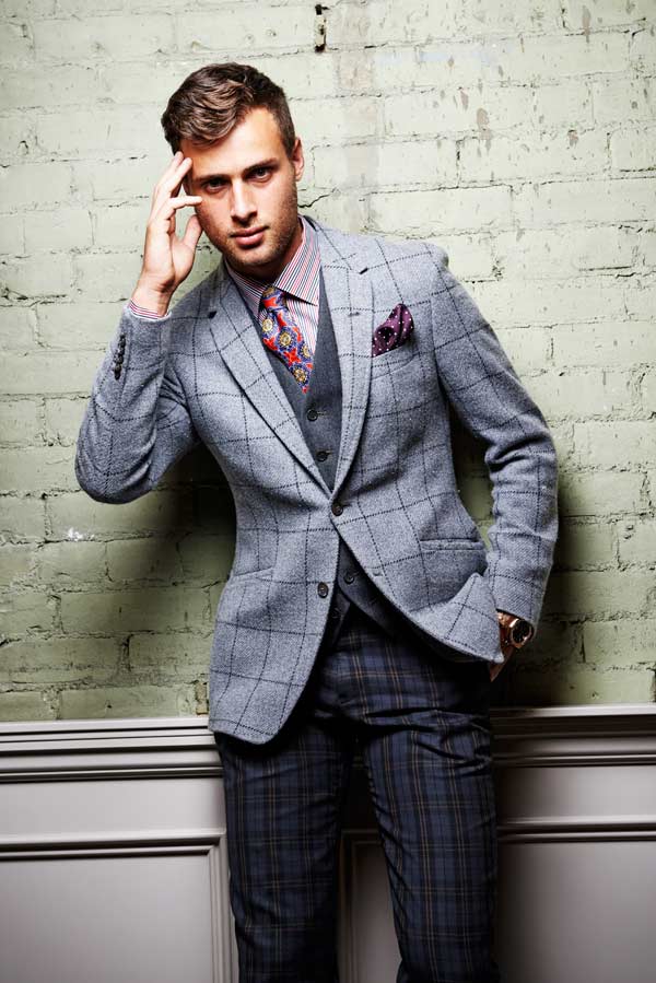 Chequered Blazer and Trousers