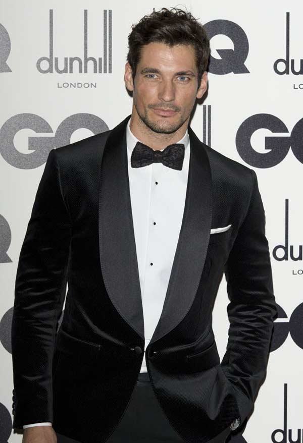 David Gandy GQ Awards 2012 Black Tie