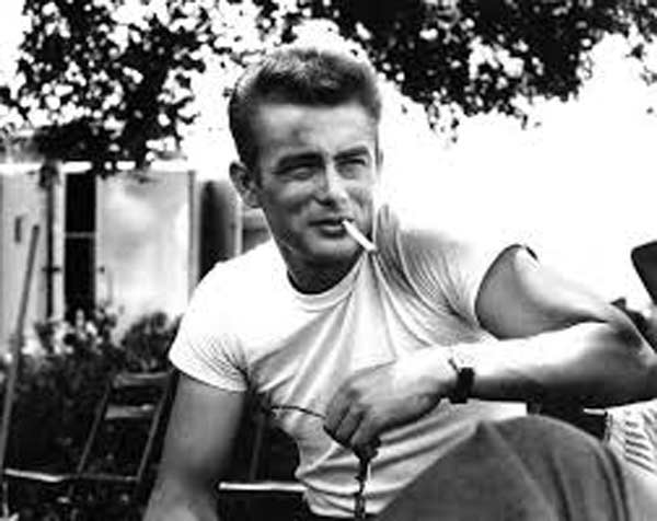 James Dean- Style Icon Leather Jacket & T- Shirt 
