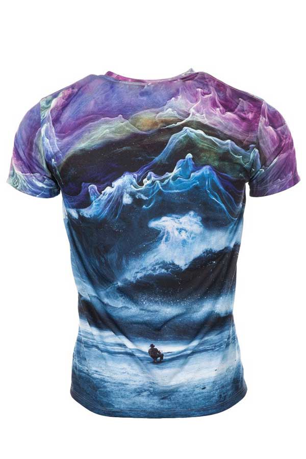 Peak - T-Shirt - Multi Colour Print