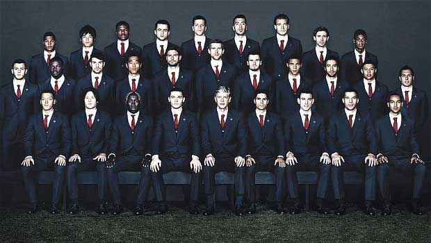 Arsenal football players 2013
