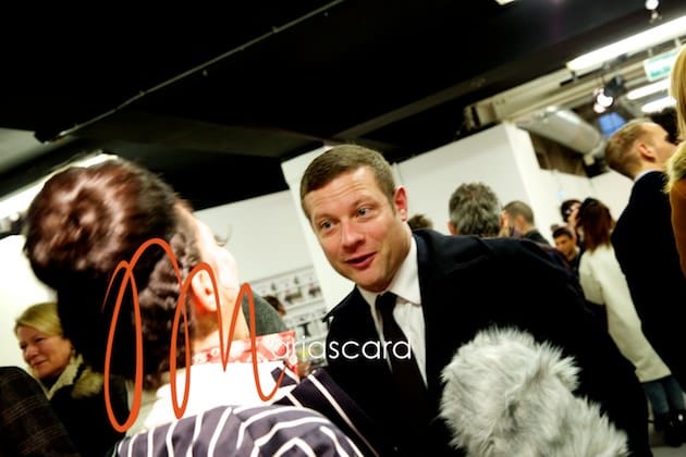 Dermot O'Leary Interview at london Collections Men AW 14