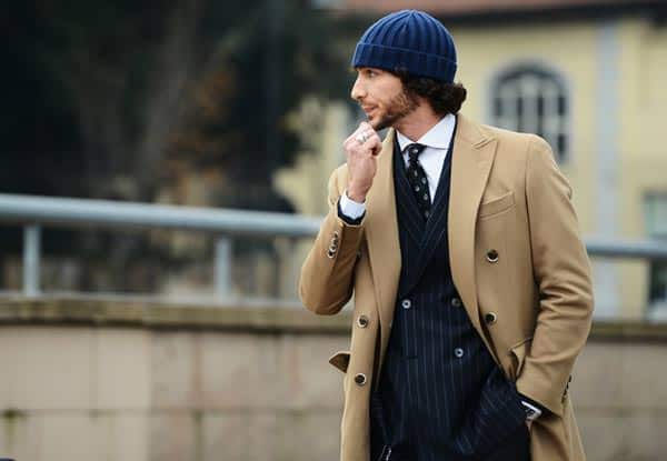 Pitti Uomo - Beanie worn with tailored suits