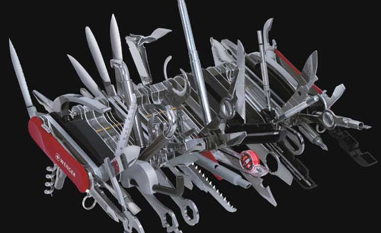A Swiss Army knife