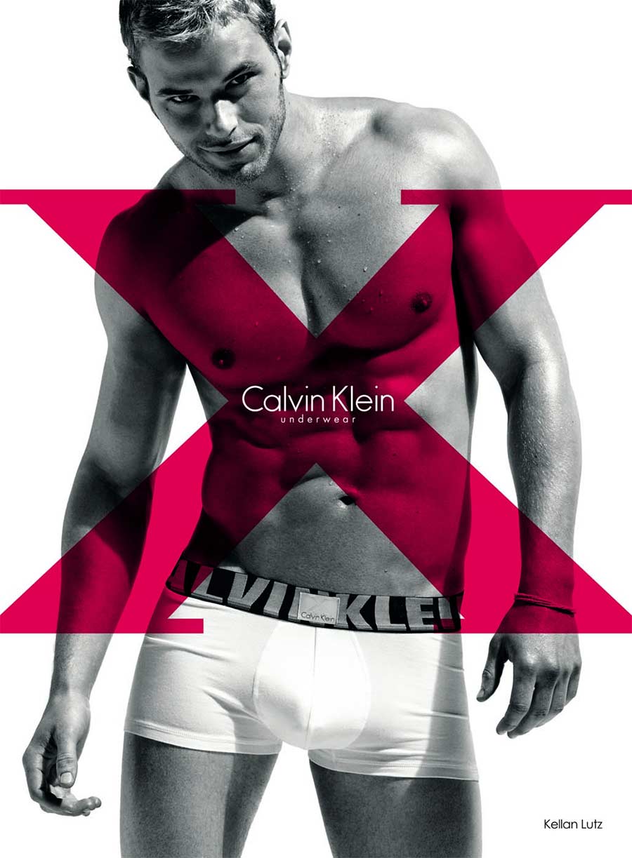Kellan Lutz model for x rated Calvin Klein Underwear