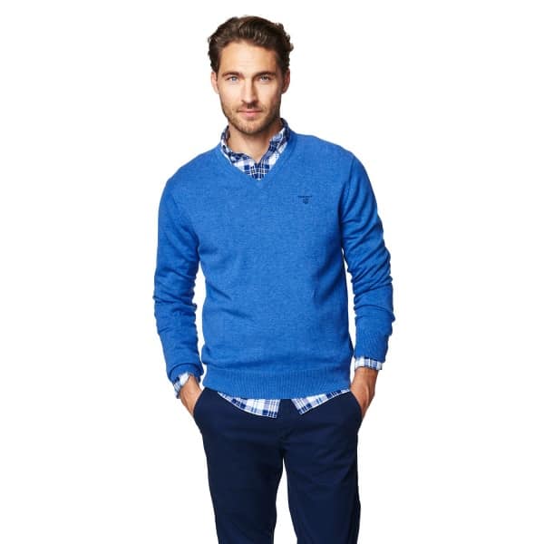 Gant knitwear Lightweight Cotton V-Neck Jumper