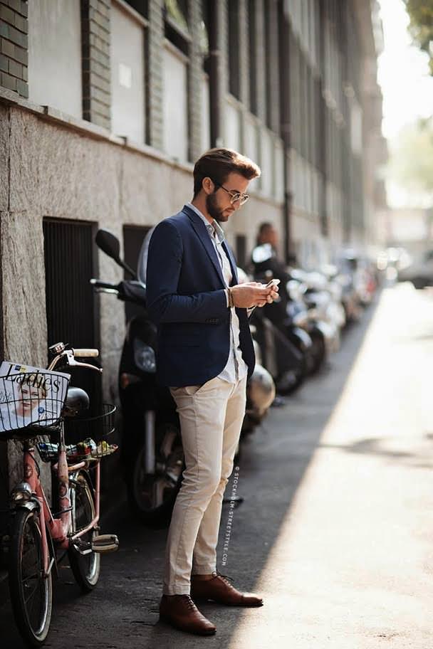 Man Wearing Chinos