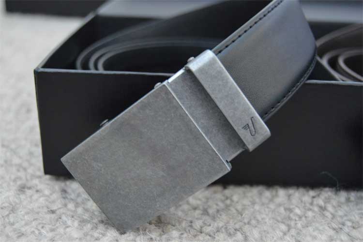 Mission Belt - Iron (Iron Buckle on Black Leather)