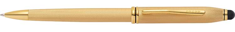 Townsend Stylus - Brushed 23KT-Gold-Plate Ball Point £145