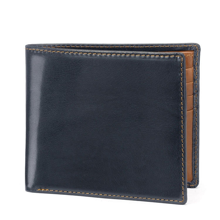 Pick of the pack: Hip wallet in dark navy and tan £150